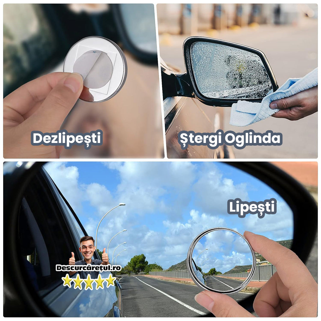 Oglindă pentru unghiul mort 360 Blind Mirror