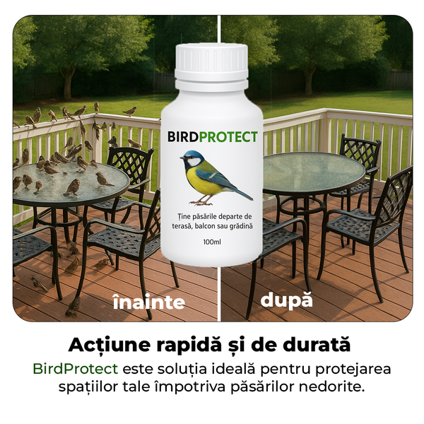 BirdProtect  Sperietoare Lichidă pentru Păsări