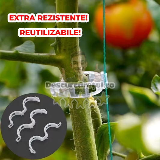SET 100 Clipsuri pentru plante SMARTCLIP