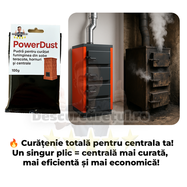 Powerdust  Pudra curatat centrale, sobe, hornuri