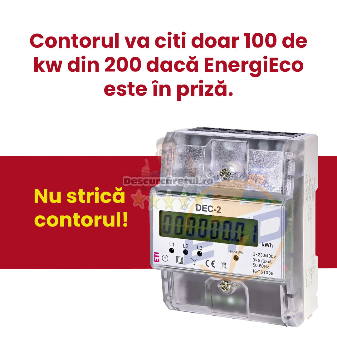 Energi Eco - Dispozitiv Injumătățire consum curent