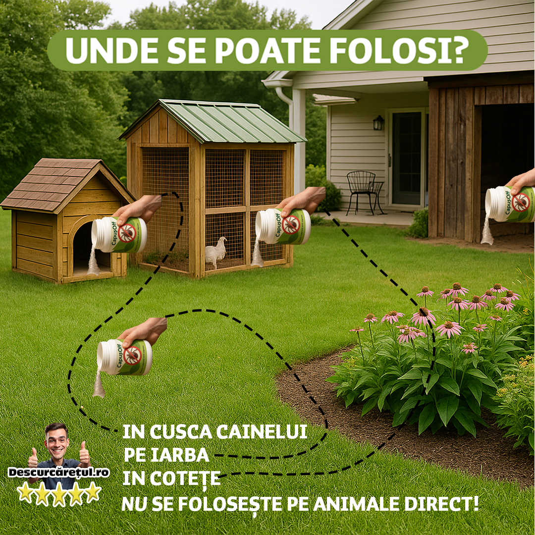 CapușOFF -  insecticid natural anti capușe super eficient