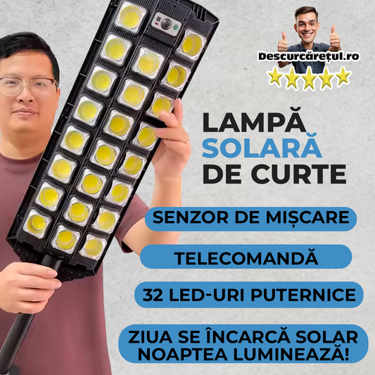 Lampa Solara Inteligenta cu Telecomanda | iLAMP