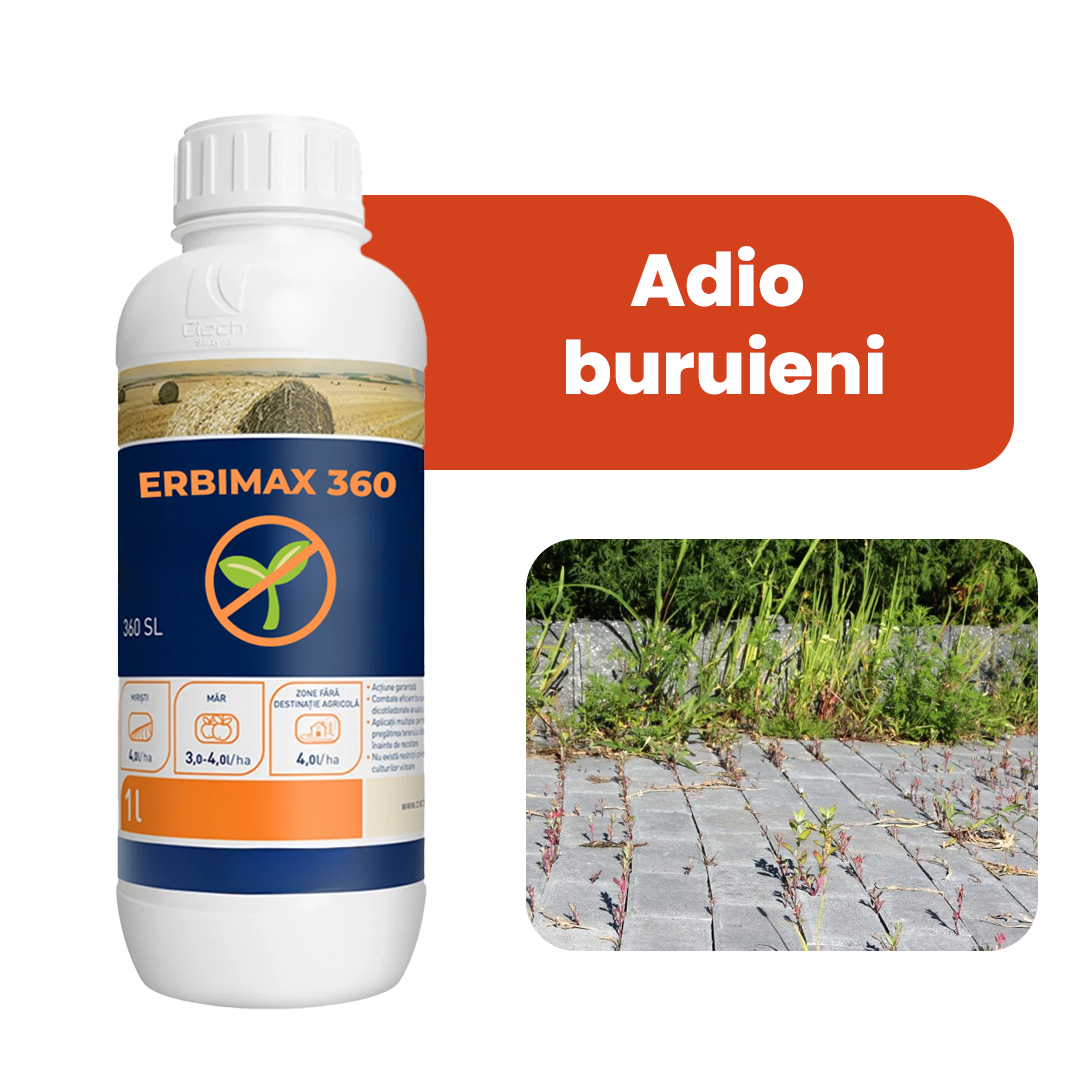 ErbiMax 1 Litru – Erbicid Total Sistemic pentru Buruieni descurcaretul