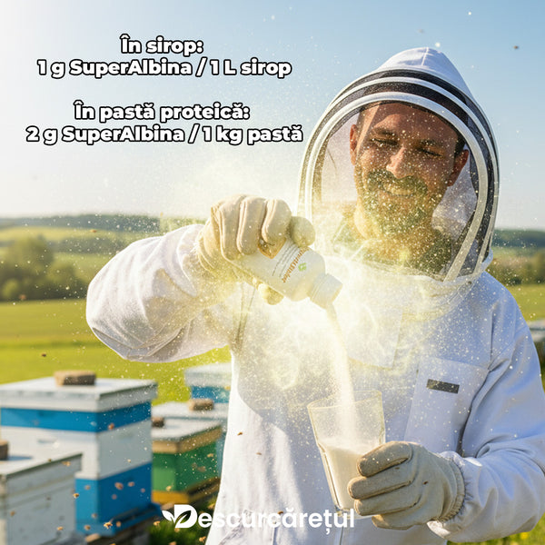 SuperAlbina – Biostimulator Vitaminic pentru Familii de Albine