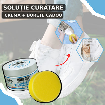 Cremă de curățat încălțăminte ShoeClean *burete cadou*